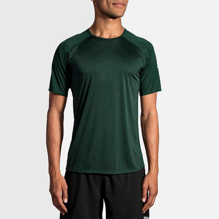 Brooks Stealth - Camisetas Manga Corta Hombre - Verde (KM7651894)